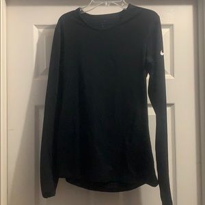 Black Nike Long sleeve tight thermal shirt